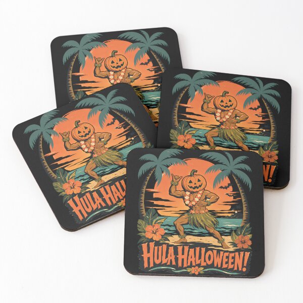 Item preview, Hula Halloween Pumpkin Luau designed and sold by Victor Shadehorn.