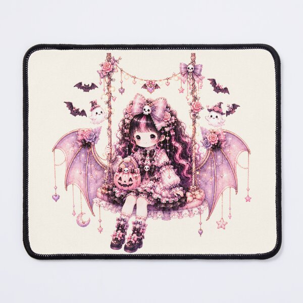 Item preview, Coquette Bat Wing Swing | Kawaii Halloween Gothic Lolita Ghost Fantasy designed and sold by looplandger.