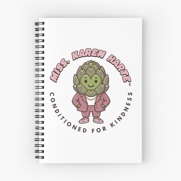 Artikelvorschau, Miss Karen Harte — Cute Artichoke Character Funny Food Art | Conditioned For Kindness entworfen und verkauft von monolithstudio.