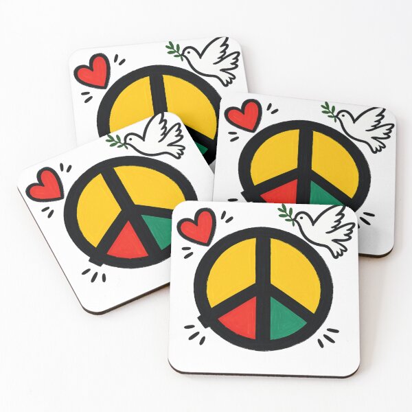 Item preview, Peace, Love & Unity – Colorful Hand Drawn Peace Symbol designed and sold by AMIR PRO .