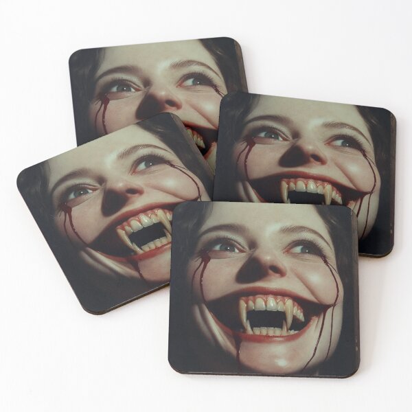 Item preview, Bloody Vampire Grin | Terrifying Horror Smile designed and sold by ITSimagination.