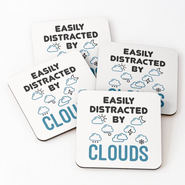 Item preview, Easily Distracted by Clouds Weather Meteorology designed and sold by jaygo.