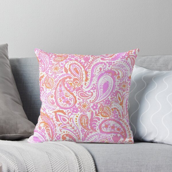 Item preview, Copy of Paisley pattern in pink designed and sold by bokasin.