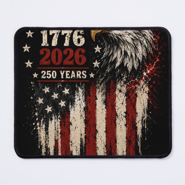 Item preview, USA 250 Years Quartersemicentennial 1776 - 2026 Patriotic Eagle designed and sold by GraphicGlowTeesStore.
