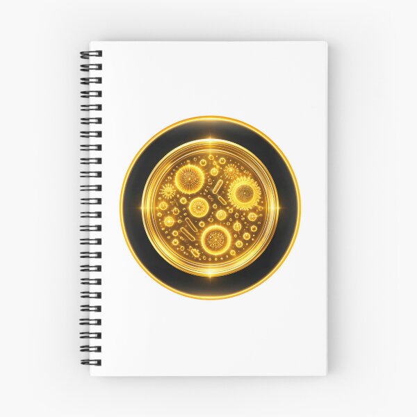 Item preview, Golden Petri Dish  Luxury Science Laboratory Emblem designed and sold by simaso.