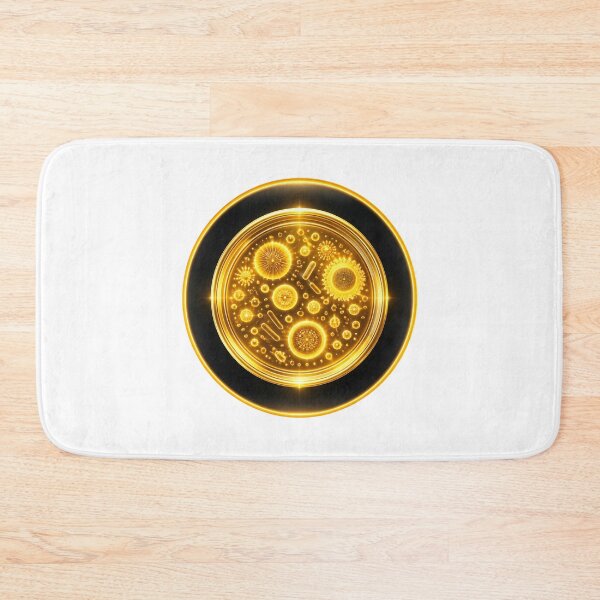 Item preview, Golden Petri Dish  Luxury Science Laboratory Emblem designed and sold by simaso.