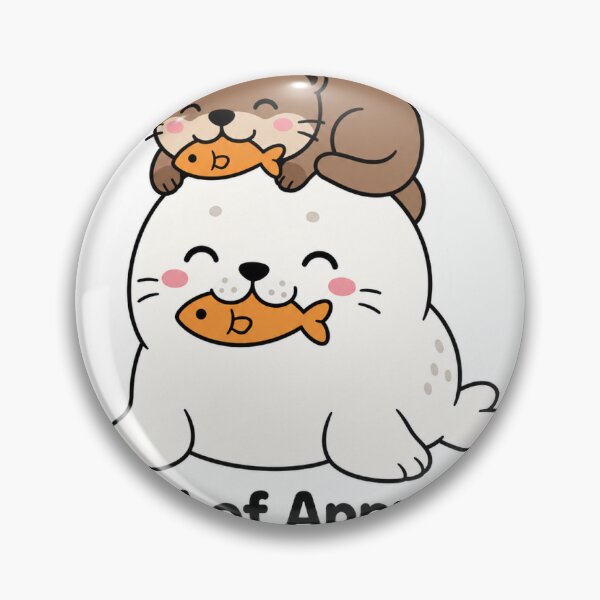 Item preview, Seal of Approval Cute Seal and Otter designed and sold by Driftmark.