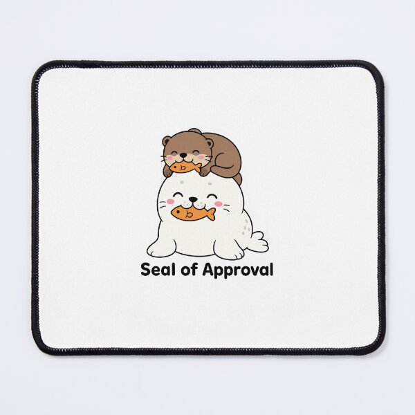 Item preview, Seal of Approval Cute Seal and Otter designed and sold by Driftmark.