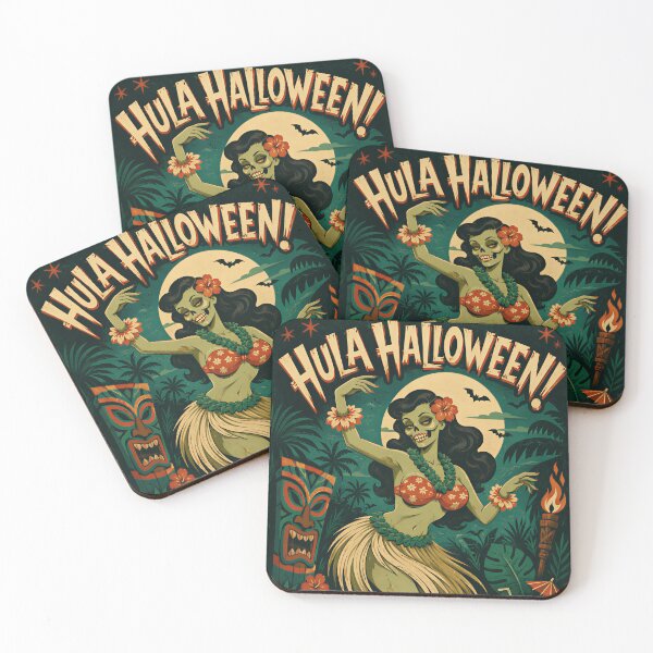 Item preview, Hula Halloween Zombie Luau Dancer designed and sold by Victor Shadehorn.