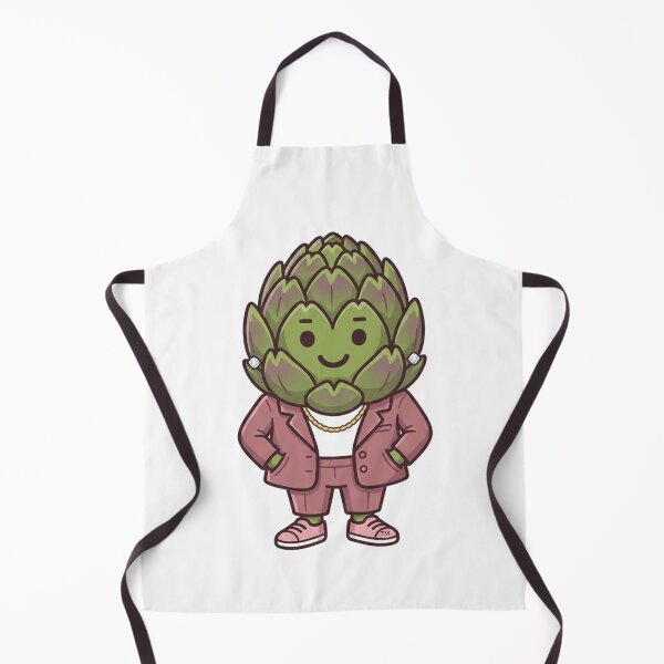 Item preview, Miss Karen Harte — Cute Artichoke Character Funny Food Art | Conditioned For Kindness designed and sold by monolithstudio.
