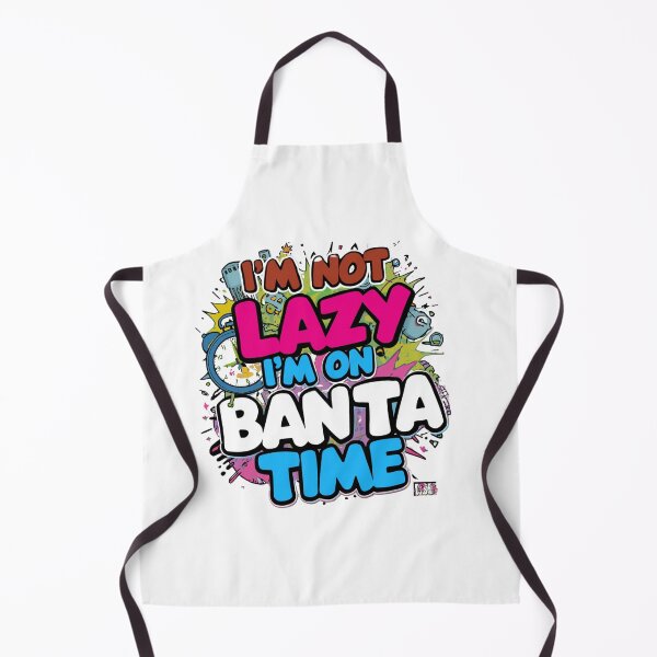 Item preview, I'm Not Lazy I'm On Banta Time Funny Desi Humor T-Shirt | Retro Cartoon Graphic Tee designed and sold by Vvmd.