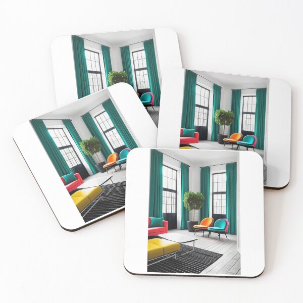 Item preview, Design - Pop Art Inspired Living Space, Vibrant Colors and Modern Aesthetic designed and sold by Reverso-Design.