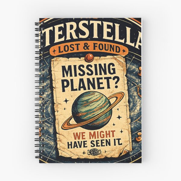 Item preview, Missing Planet – Retro Sci-Fi Space Humor designed and sold by Houldi.