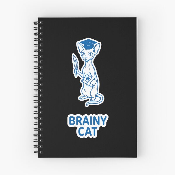 Item preview, Sphynx Brain - Cat Student Design designed and sold by RedStreamStudio.