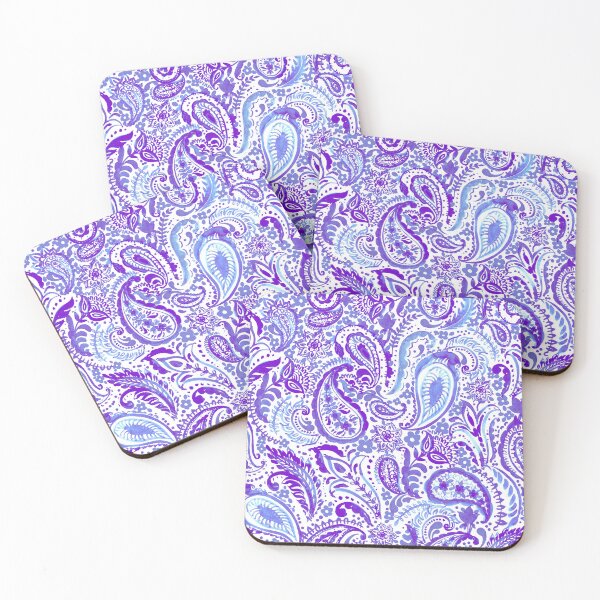 Item preview, Paisley pattern in purple designed and sold by bokasin.