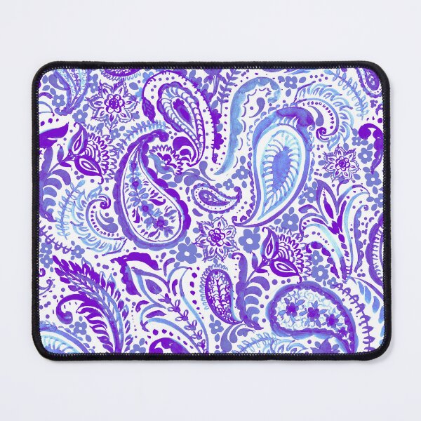 Item preview, Paisley pattern in purple designed and sold by bokasin.