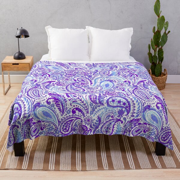 Item preview, Paisley pattern in purple designed and sold by bokasin.