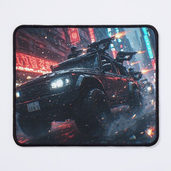 Item preview, Cyberpunk Tactical Jeep Urban Street Race designed and sold by jmavila.