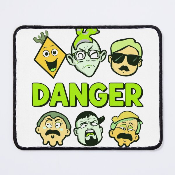 Item preview, Danger Funny Cartoon Faces Graphic T-Shirt | Meme Character Humor Design designed and sold by Vvmd.