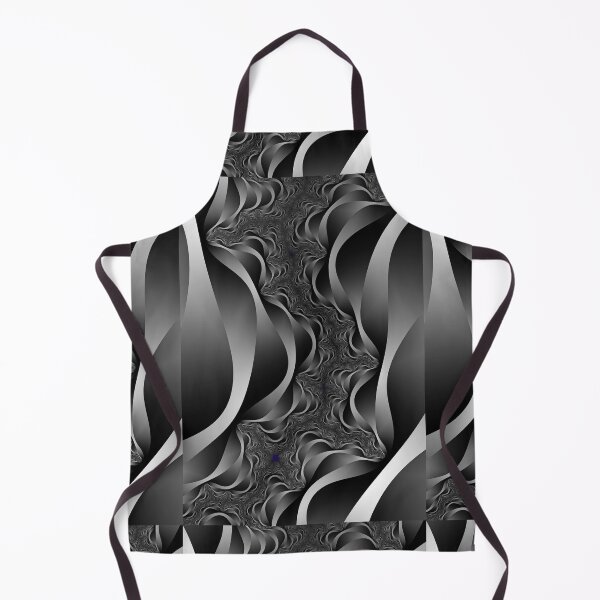 Item preview, Monochrome Fractal Ribbons in Infinite Depth designed and sold by pinkal.