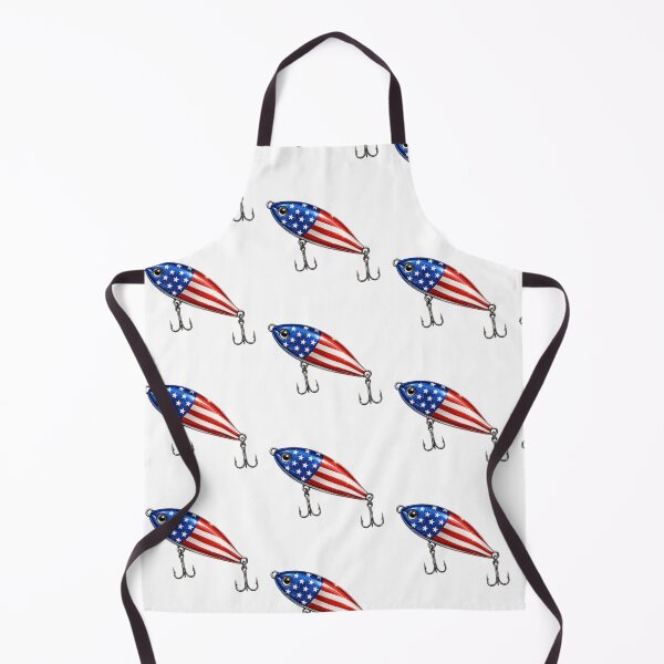 Item preview, American Flag Fishing Lure Art designed and sold by jgvisualarts.