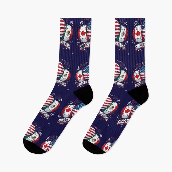 Item preview, Three Nations Football Fans Graphic – Patriotic North America Sports T-Shirt designed and sold by Basma Designs | Funny Shirts, Stickers & Mugs.