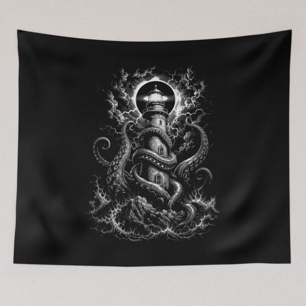 Item preview, Tentacles at the Lighthouse Eclipse designed and sold by Victor Shadehorn.