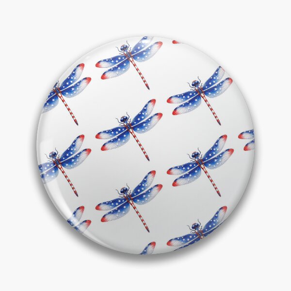 Item preview, Patriotic American Flag Dragonfly Art designed and sold by jgvisualarts.
