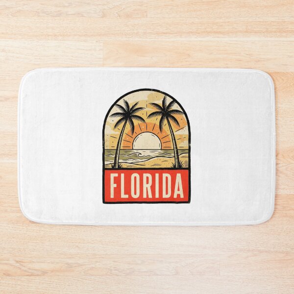 Item preview, Vintage Florida Sunshine Coast Palms Retro Art designed and sold by Paper Drip.