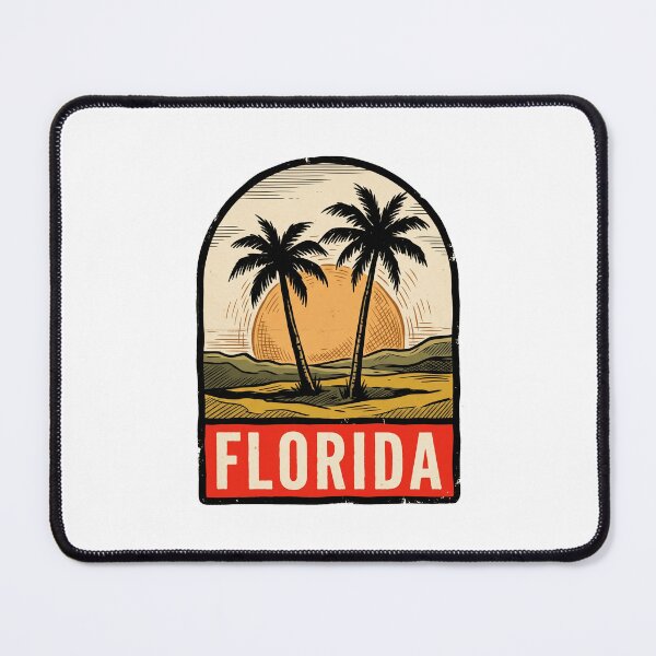 Item preview, Vintage Florida Sunshine Coast Palms Retro Art designed and sold by Paper Drip.