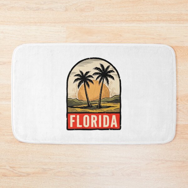 Item preview, Vintage Florida Sunshine Coast Palms Retro Art designed and sold by Paper Drip.