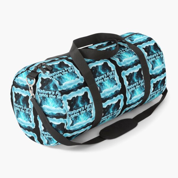 Item preview, Nature's Fury Lights the Sky Blue Lightning Energy Art designed and sold by DervoTeck2767.
