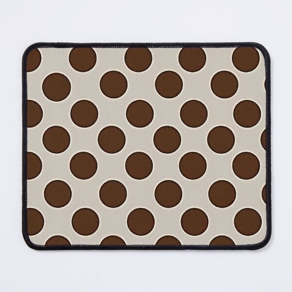 Item preview, Retro Chocolate & Cream Polka Dot Pattern designed and sold by CaramelCo.