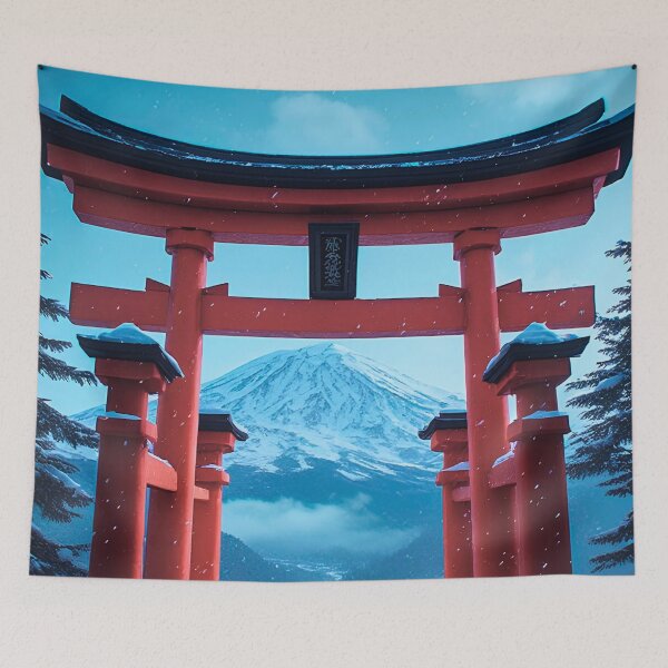 Item preview, Fuyu no Torii – The Winter Torii Gate designed and sold by ZenGrooves.