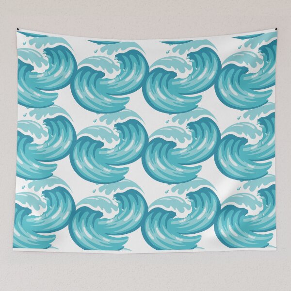 Item preview, Bold Ocean Wave Summer Pattern designed and sold by EvLip-Artist.