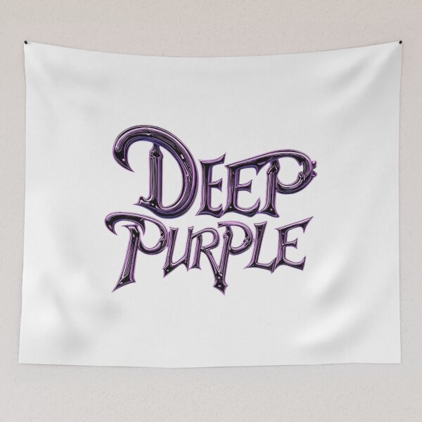 Item preview, purple rock band log retro vintage fan art  designed and sold by Malkmkhlo-3.