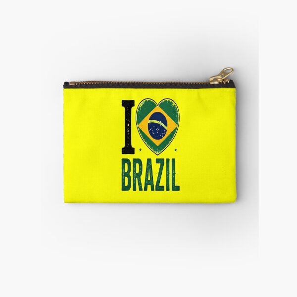 Item preview, I Love Brazil Retro Distressed Flag Heart Heritage designed and sold by PACS0011.