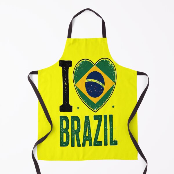 Item preview, I Love Brazil Retro Distressed Flag Heart Heritage designed and sold by PACS0011.