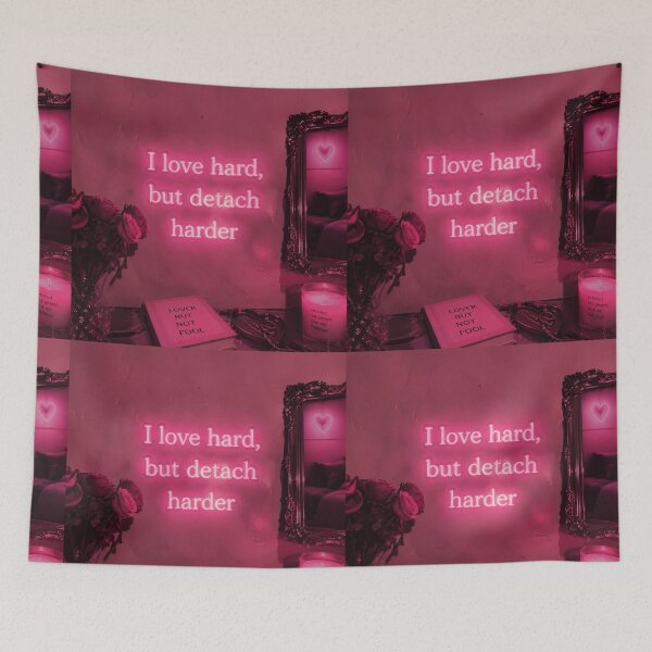 Item preview, Love Hard, Detach Harder designed and sold by Harmonious Art.