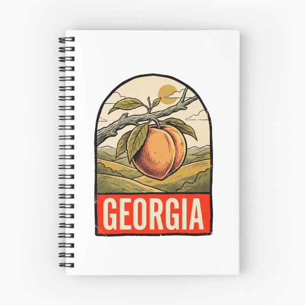 Item preview, Vintage Georgia Peach State Retro Travel Art designed and sold by Paper Drip.