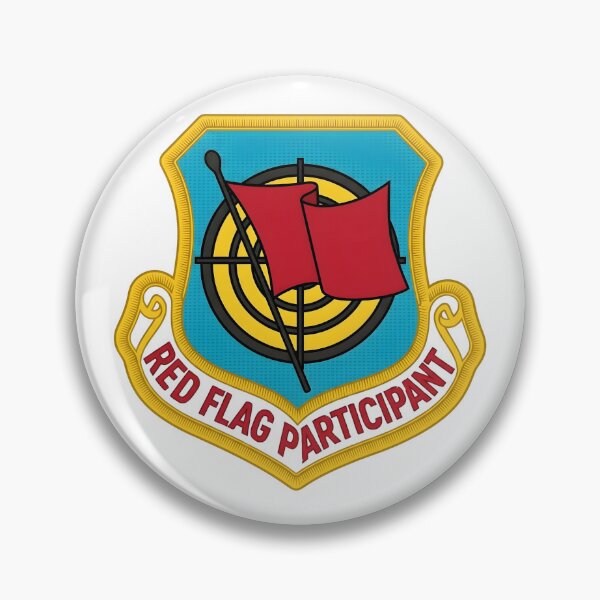Item preview, USAF Red Flag Participant Shield Patch designed and sold by CharlieDesings.