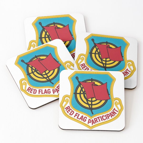 Item preview, USAF Red Flag Participant Shield Patch designed and sold by CharlieDesings.