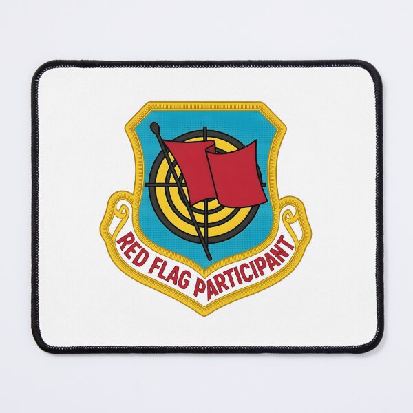 Item preview, USAF Red Flag Participant Shield Patch designed and sold by CharlieDesings.