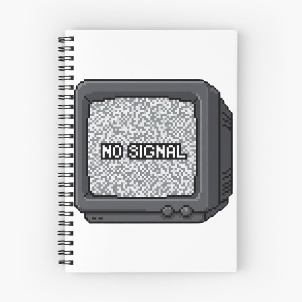 Item preview, No Signal Retro CRT TV Pixel Art Sticker Vintage Gaming Aesthetic designed and sold by Gaming Retro.