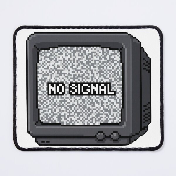 Item preview, No Signal Retro CRT TV Pixel Art Sticker Vintage Gaming Aesthetic designed and sold by Gaming Retro.