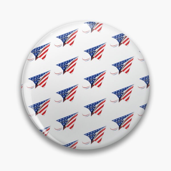 Item preview, American Flag Paper Airplane Art designed and sold by jgvisualarts.