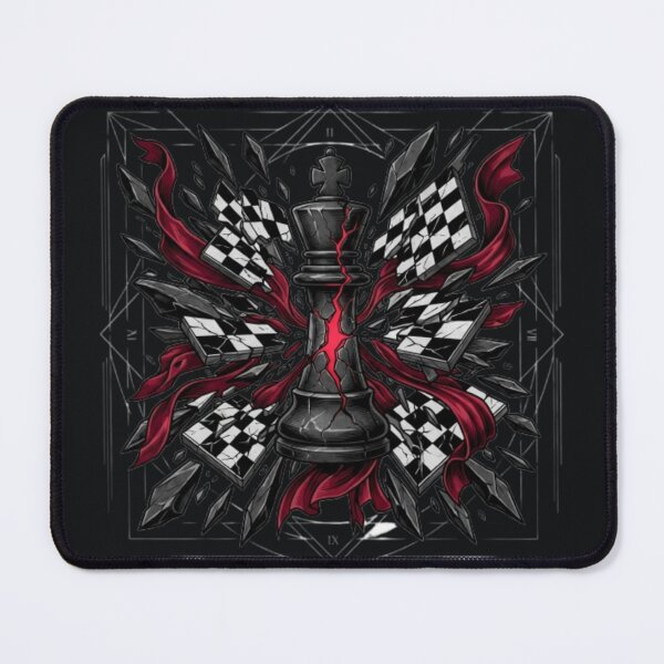 Item preview, Grandmaster Gambit Chess Piece - Chaotic Maximalist Strategy Art designed and sold by krish-prints.
