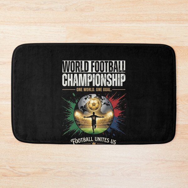 Item preview, World Football Championship 2020 One World One Goal Football Unites Us Soccer Football Fans Supporters designed and sold by SofenArt.