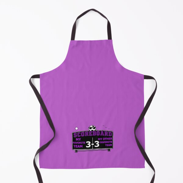 Item preview, Soccer Scoreboard Humor for the Indecisive Soccer Fan - Purple designed and sold by Beachy.