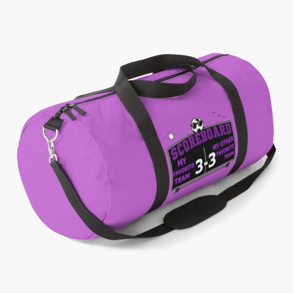 Item preview, Soccer Scoreboard Humor for the Indecisive Soccer Fan - Purple designed and sold by Beachy.